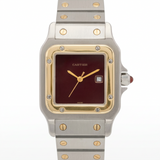 CARTIER 2961 Burgundy 29 mm | BBA-WATCH.COM