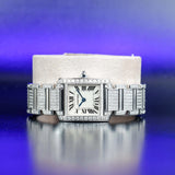 CARTIER Tank Française Iced – Fully Customized «Diamond» W51008Q3