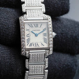CARTIER Tank Française Iced – Fully Customized «Diamond» W51008Q3