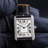 CARTIER Tank Solo with Customization in Natural Diamonds W1018255