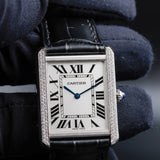 CARTIER Tank Solo with Customization in Natural Diamonds W1018355