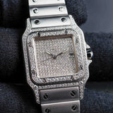 CARTIER Santos Collection Personalization with Natural Diamonds W20040D6