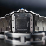 CARTIER Santos Galbée avec Diamants Naturels Personnalisation W20055D6