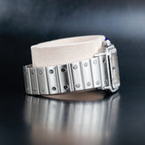 CARTIER Santos Galbée Natural Diamonds Customization W20060D6