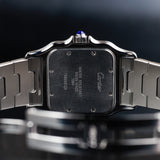 CARTIER Santos Galbée Natural Diamonds Customization W20060D6