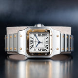 CARTIER Santos Galbée XL Gold/Steel W20099C4