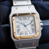 CARTIER Santos Galbée XL Gold/Steel W20099C4
