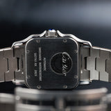 CARTIER Santos Galbée XL Gold/Steel W20099C4