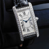 CARTIER Tank Américaine with Natural Diamonds Customization W2601956