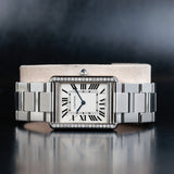 CARTIER Tank Solo Avec Personnalisation en Diamants Naturels W5200014