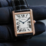 CARTIER Tank Solo with Customization in Natural Diamonds W5200025