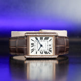 CARTIER Tank Solo XL with Customization in Natural Diamonds W5200026