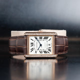 CARTIER Tank Solo XL with Customization in Natural Diamonds W5200026