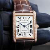 CARTIER Tank Solo XL with Customization in Natural Diamonds W5200026