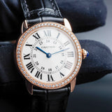 CARTIER Ronde Solo with Natural Diamonds Customization W6701007