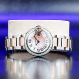 CARTIER Ballon Bleu with Natural Diamonds Customization W6920034
