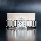 CARTIER Tank Française with Natural Diamonds Customization WE110006