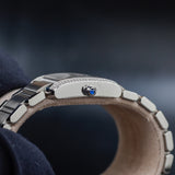 CARTIER Tank Française with Natural Diamonds Customization WE110006