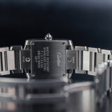 CARTIER Tank Française with Natural Diamonds Customization WE110006