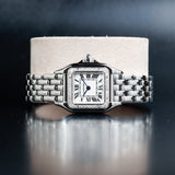 CARTIER Panthère De Cartier With Natural Diamonds Customization WSPN0006
