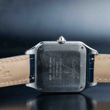 CARTIER Santos Dumont Large with Natural Diamonds Customization WSSA0022