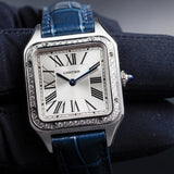 CARTIER Santos avec Diamants Naturels Personnalisation WSSA0023