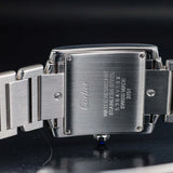 CARTIER Tank Française with Natural Diamonds Personalization WSTA0005
