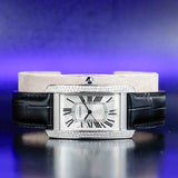 CARTIER Tank Américaine with Natural Diamonds Customization WSTA0018