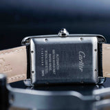 CARTIER Tank Américaine with Natural Diamonds Customization WSTA0018