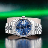 ROLEX Datejust 36 avec Diamants Naturels Personnalisation 16014