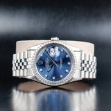 ROLEX Datejust 36 avec Diamants Naturels Personnalisation 16014