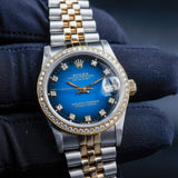ROLEX Datejust 31 avec Diamants Naturels Personnalisation 68273
