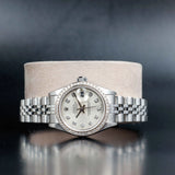 ROLEX Lady-Datejust 26 with Customization in Natural Diamonds 69174