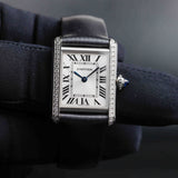 CARTIER Tank Must with Natural Diamonds Customization W4TA0016