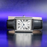 CARTIER Tank Solo XL with Customization in Natural Diamonds W5200027
