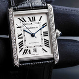 CARTIER Tank Solo XL with Customization in Natural Diamonds W5200027