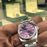 ROLEX Oyster Perpetual 36 Red Grape 116000