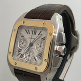 CARTIER Santos 100 XL Chronograph Or/Acier