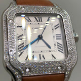 CARTIER Santos Diamonds wssa0010 Full-Set