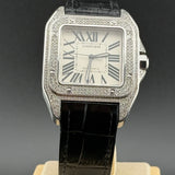 CARTIER Santos Large Size w20073x8 Diamonds