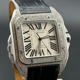 CARTIER Santos Large Size w20073x8 Diamonds