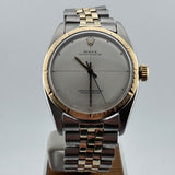 ROLEX Oyster Perpetual 6582 Gold Bezel Zephyr Jubilee 35 mm