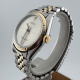 ROLEX Oyster Perpetual 6582 Gold Bezel Zephyr Jubilee 35 mm