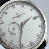 VACHERON CONSTANTIN Patrimony Date 87172 Diamonds 18K White Gold