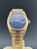 ROLEX Day-Date 36 mm 1803 18K Yellow Gold Blue Dial