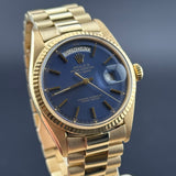ROLEX Day-Date 36 mm 1803 18K Yellow Gold Blue Dial