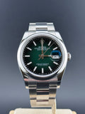 ROLEX Datejust 36 126200 Green Ombre Dial