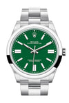 ROLEX Oyster Perpetual 41 Green 124300 Full-Set