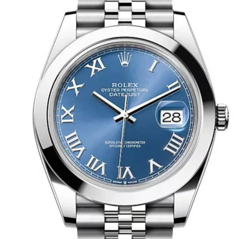 ROLEX Datejust 126300 41 mm Azzurro Blue