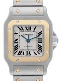 CARTIER Santos Galbée XL Or/Acier W20099C4  | BBA-WATCH.COM